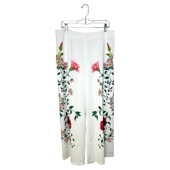 Eric Signature Floral Wide Leg Pants - Picture 1 of 5
